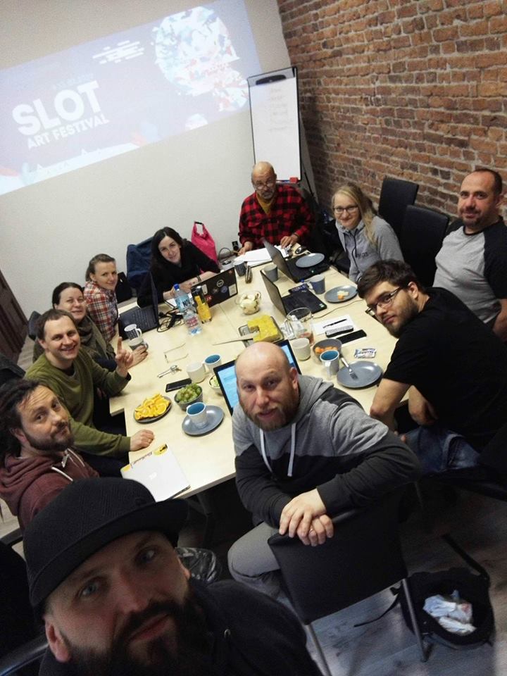 Slot Art Festival board